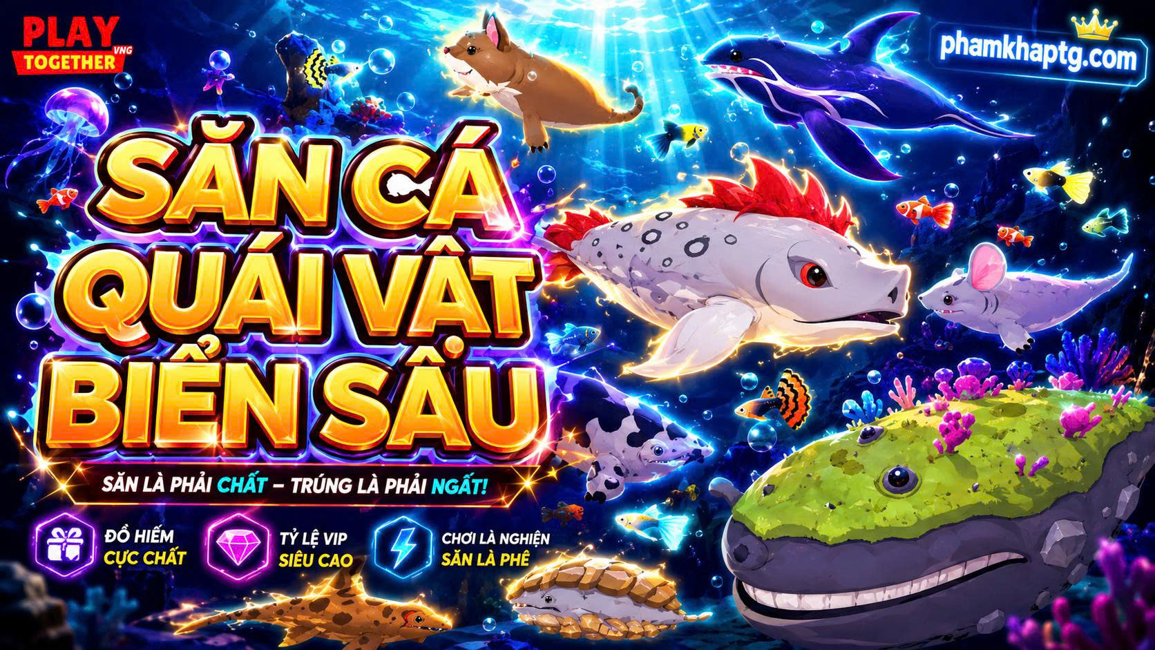 Săn Cá Quái Vật Biển Sâu Bóng 7